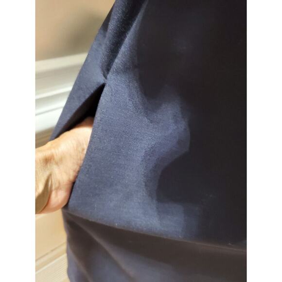 Sharagano Women Blue Polyester Round Neck 3/4 Sleeve Knee Length Dress Size 16 - Picture 6 of 12